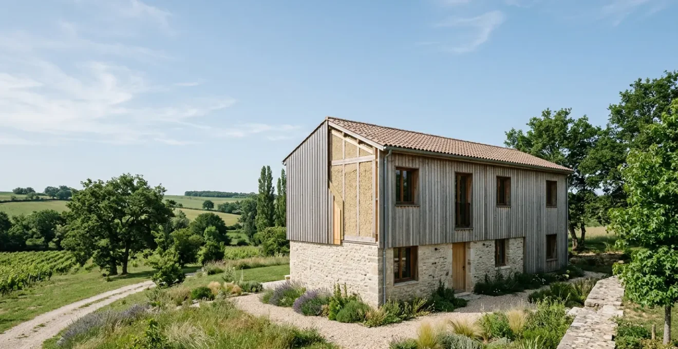 Matériaux biosourcés naturels pour rénovation écologique de maison en France